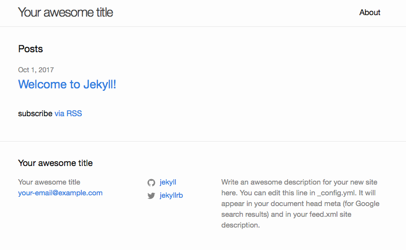 jekyll-template